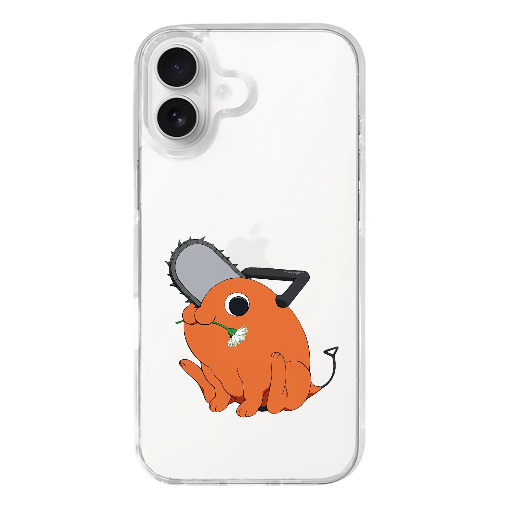 チェンソーマン グッズ,ポチタ - iPhone 17シリーズ 透明スマホケース – 薄型・耐衝撃・精密フィット保護カバー